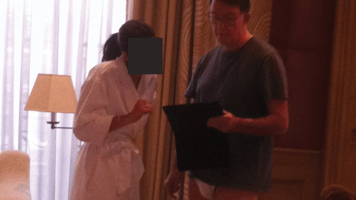 Peter Mandelson says he has 'no idea' what he's doing in photograph in his pants and thinks woman was 'showing me something on an iPad'