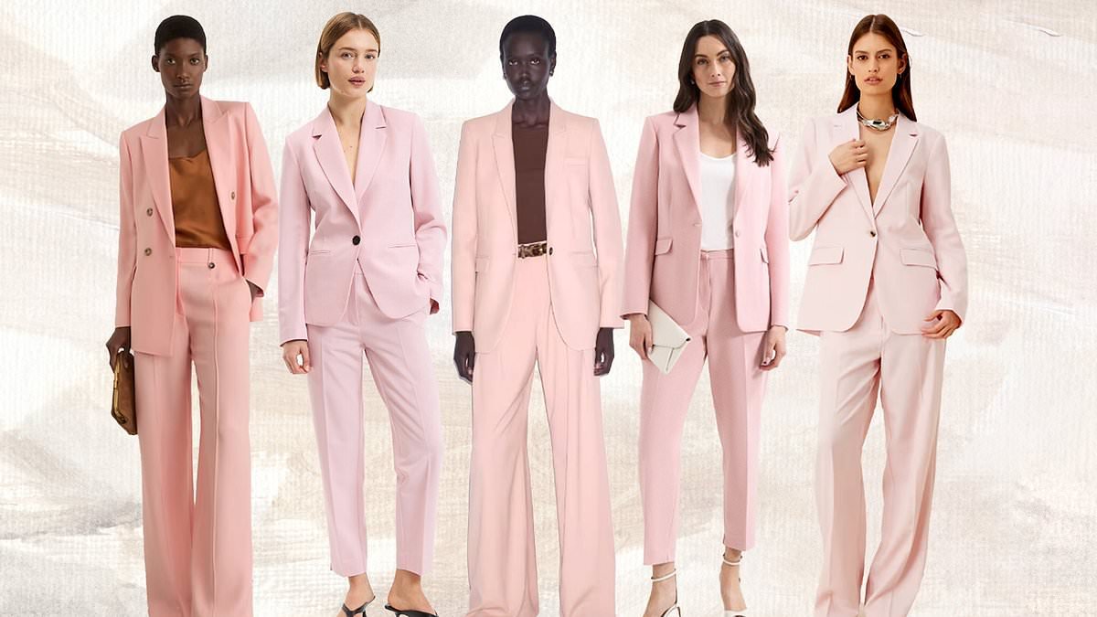 Zara Tindall continues to embrace the pastel trend in pink trouser suit at Aintree Ladies Day - and we've found her exact outfit