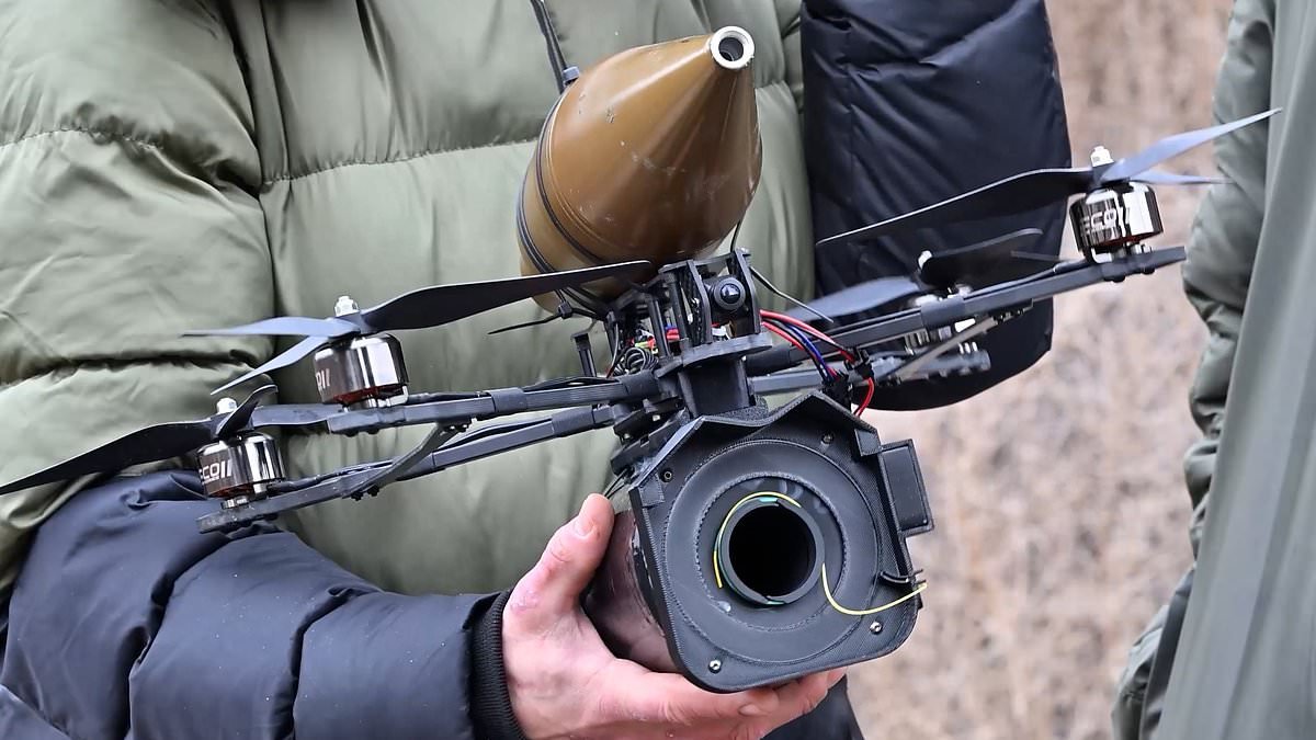 Has Ukraine created a 'wonder weapon'? RICHARD PENDLEBURY spends days deep underground on the Kharkiv frontline to witness the unjammable killer drone that could decide the war