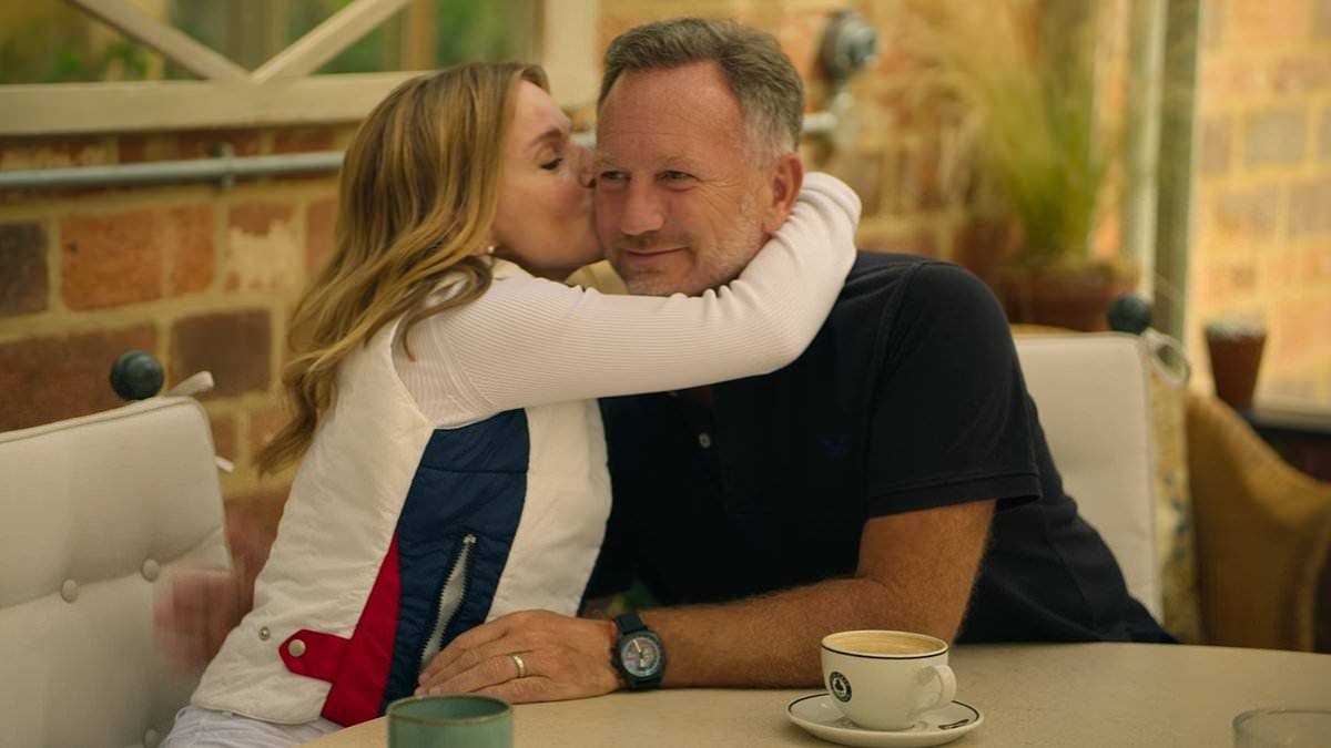 The kitchen table moment Christian Horner tells teary Geri Halliwell he's been sacked is revealed in Netflix's Drive to Survive - before she calls him a 't**t' for his antics afterwards