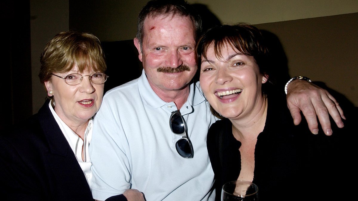 Lorraine Kelly's father's cause of death revealed as 84-year-old dies after 'falling on an icy path' in Scottish town
