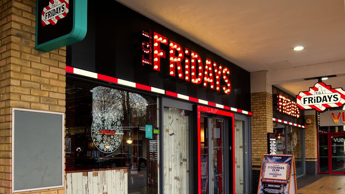 The 16 TGI Fridays restaurants closing after chain fell into administration - is YOUR local diner on the list?