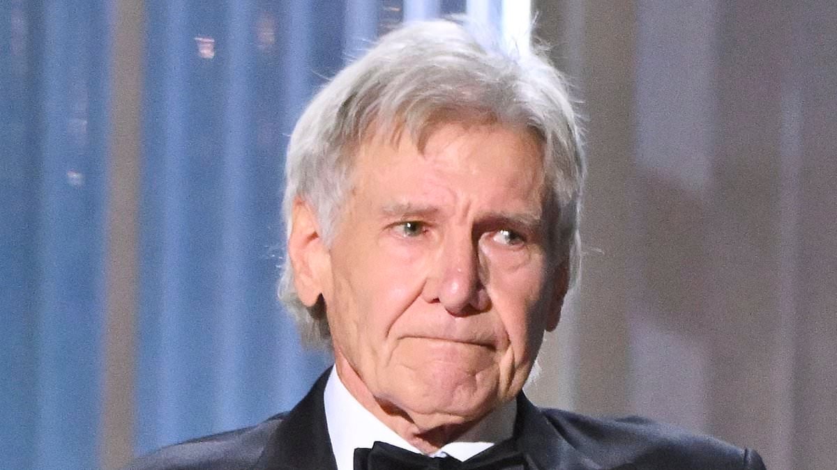 Harrison Ford gives sweet tribute to 'beautiful' wife Calista Flockhart as he tearfully accepts honor at Actor Awards 2026