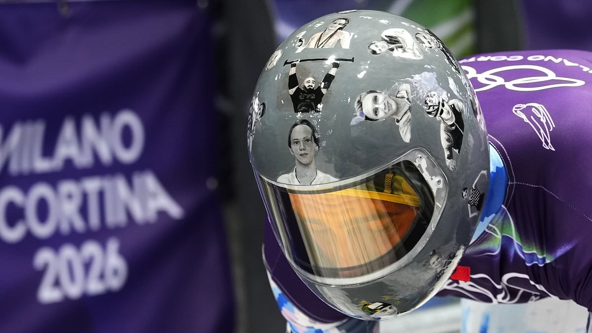 Ukrainian star DEFIES Olympic bosses by wearing banned helmet honouring athletes killed in Russian war and vows to continue 'as a matter of principle'