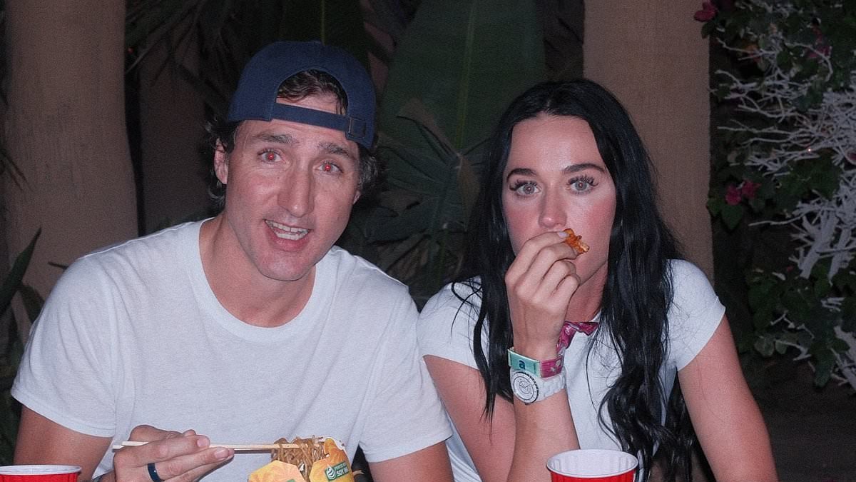 Katy Perry and Justin Trudeau dance to Justin Bieber, drink beer and enjoy late night noodles as the smitten singer shares her Coachella highlights