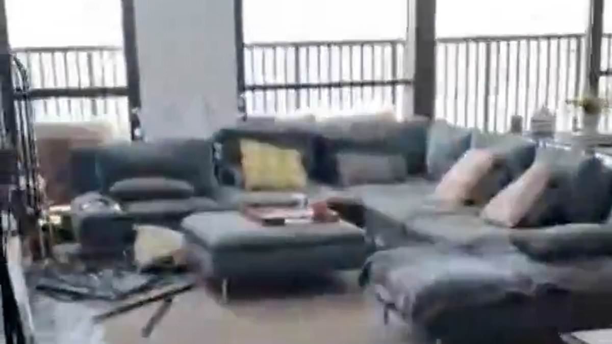 'We've just been hit by a drone!' British expat in Dubai films aftermath of Iranian attack as emirate is bombarded in revenge for Ayatollah's death 