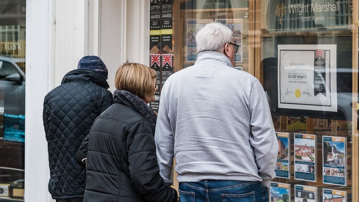 Number of pensioners in house shares triples in a decade: Over 45s now make up one in six of sharers due to soaring rents