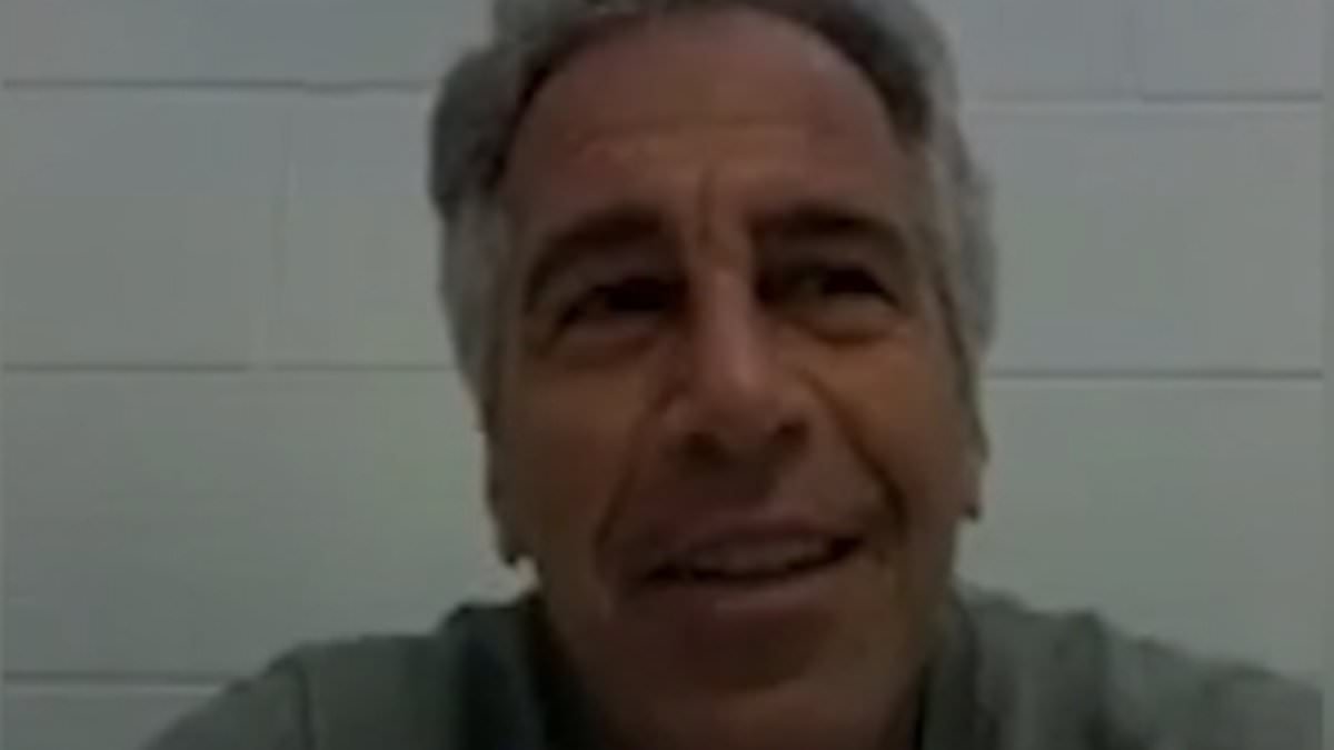 Jeffrey Epstein complains 'a black guy tried to kiss me' and gave him a cold sore in mysterious footage from prison