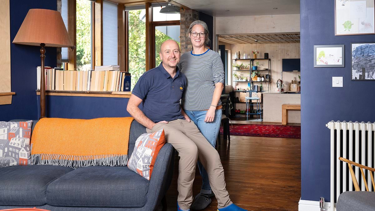 A humble Edinburgh bungalow, which the owners HATED at first, hopes to be crowned the Scottish Home of the Year