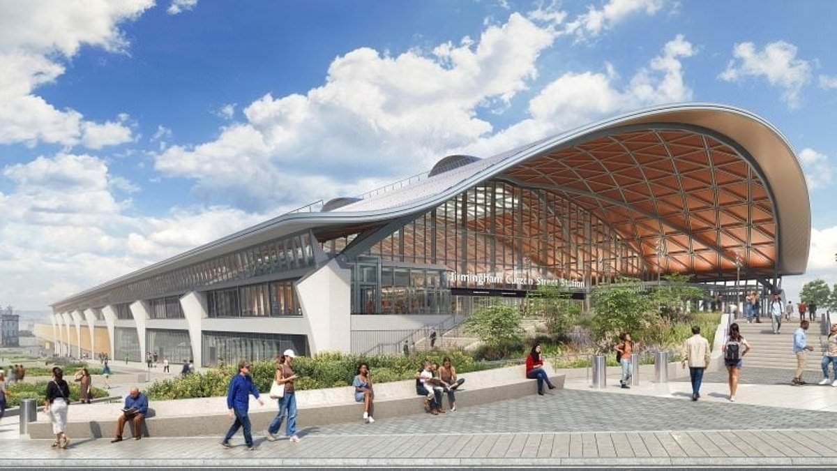Inside the brand-new £460m Birmingham train station built for HS2 - the first of its kind in 130 years