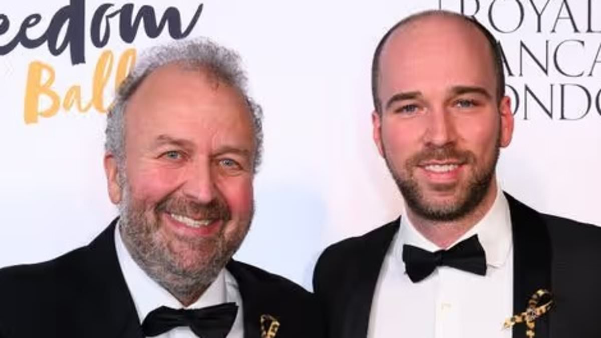 Bargain Hunt star James Lewis celebrates finding love again as he marries husband 18 years his junior after split from wife