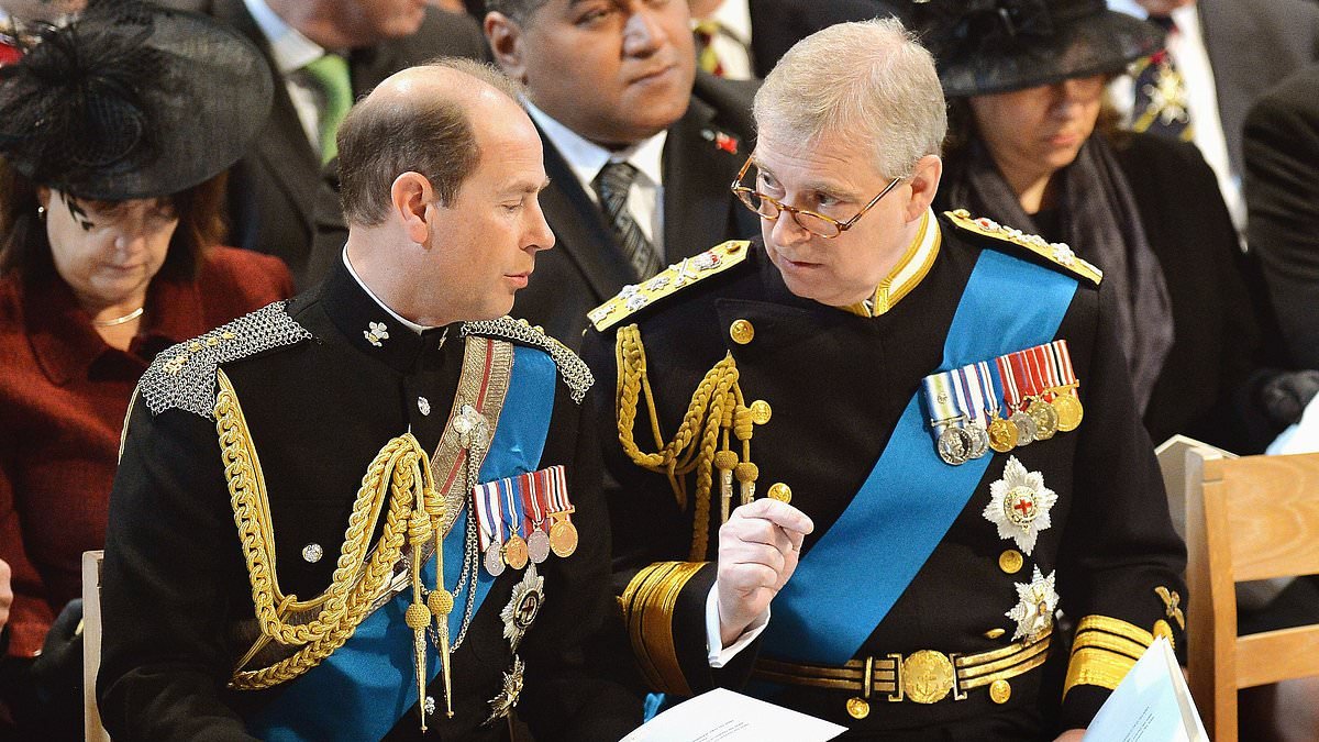 Prince Edward visited Andrew Mountbatten-Windsor over Easter amid fears over his mental state after Epstein files arrest