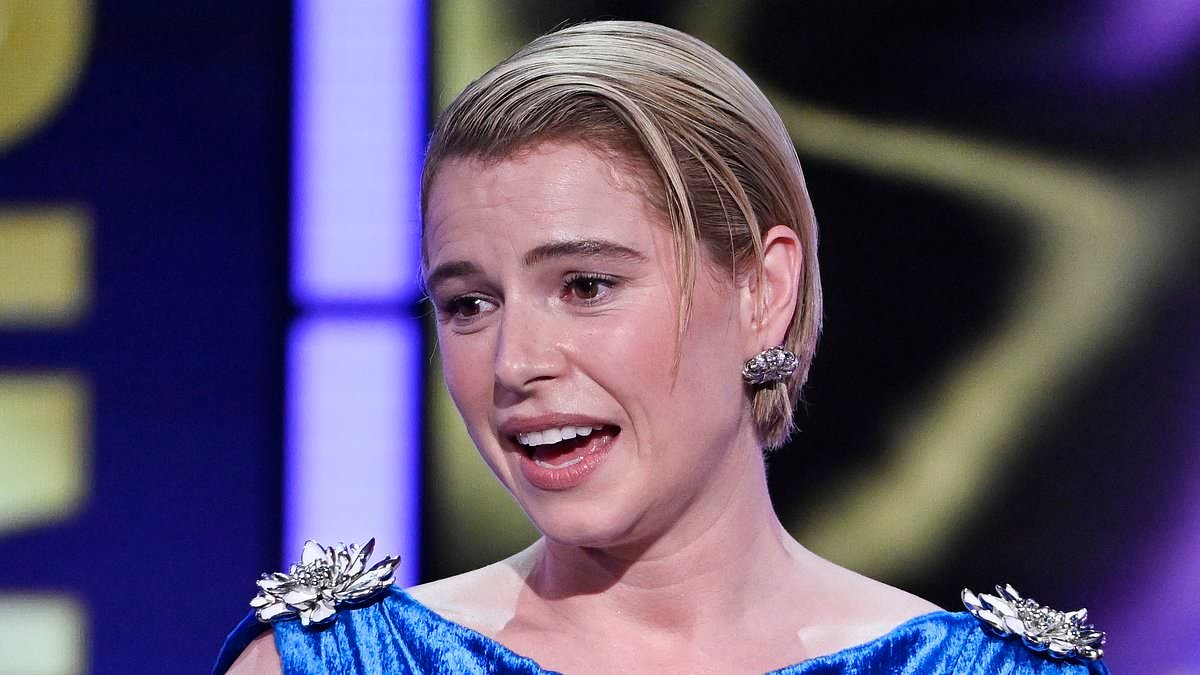 Emotional Jessie Buckley fights back tears as she dedicates Best Actress BAFTA to her baby daughter and makes history as first Irish performer to win coveted prize