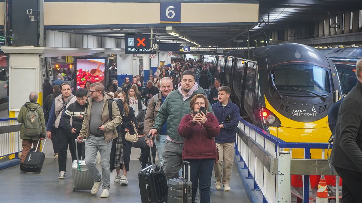 Easter Getaway begins as holidaymakers face four-hour airport waits due to new EU border checks, soaring fuel prices and chaos on the railways