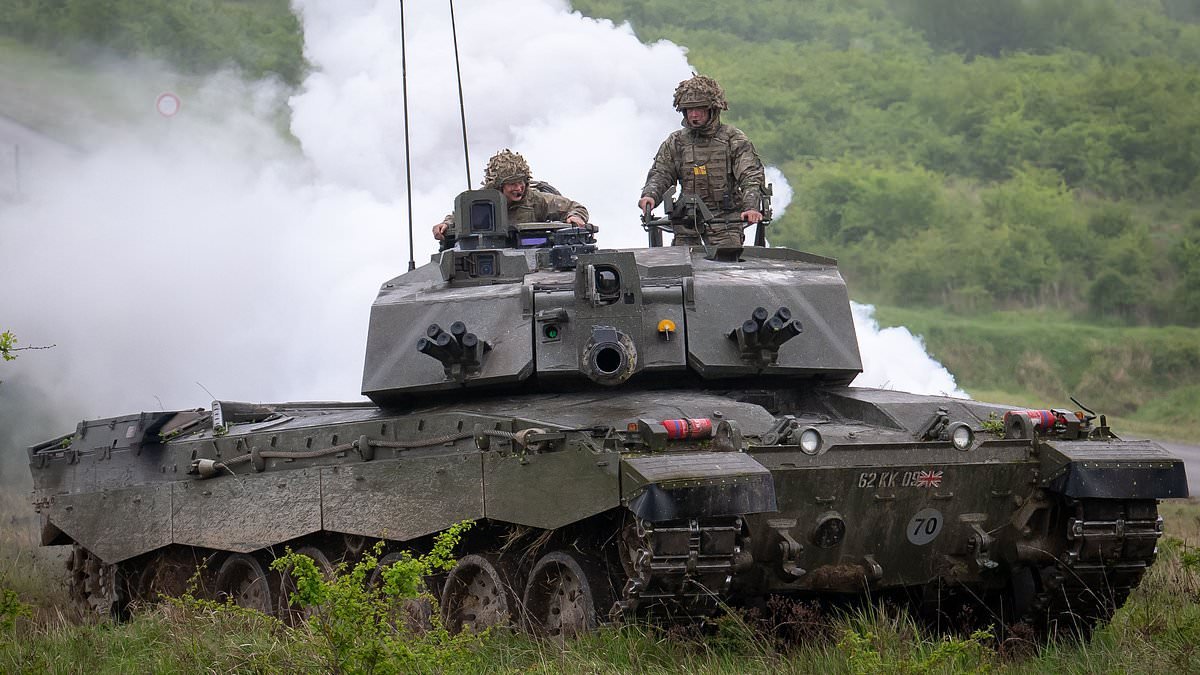 Depleted British Army only strong enough to seize a small market town 'on a good day' warns general - as Royal Navy is forced to use GERMAN warship to lead Nato deployment