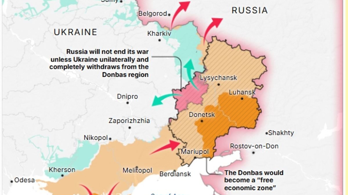 US security guarantees for Ukraine 'require Kyiv to give territory to Putin'