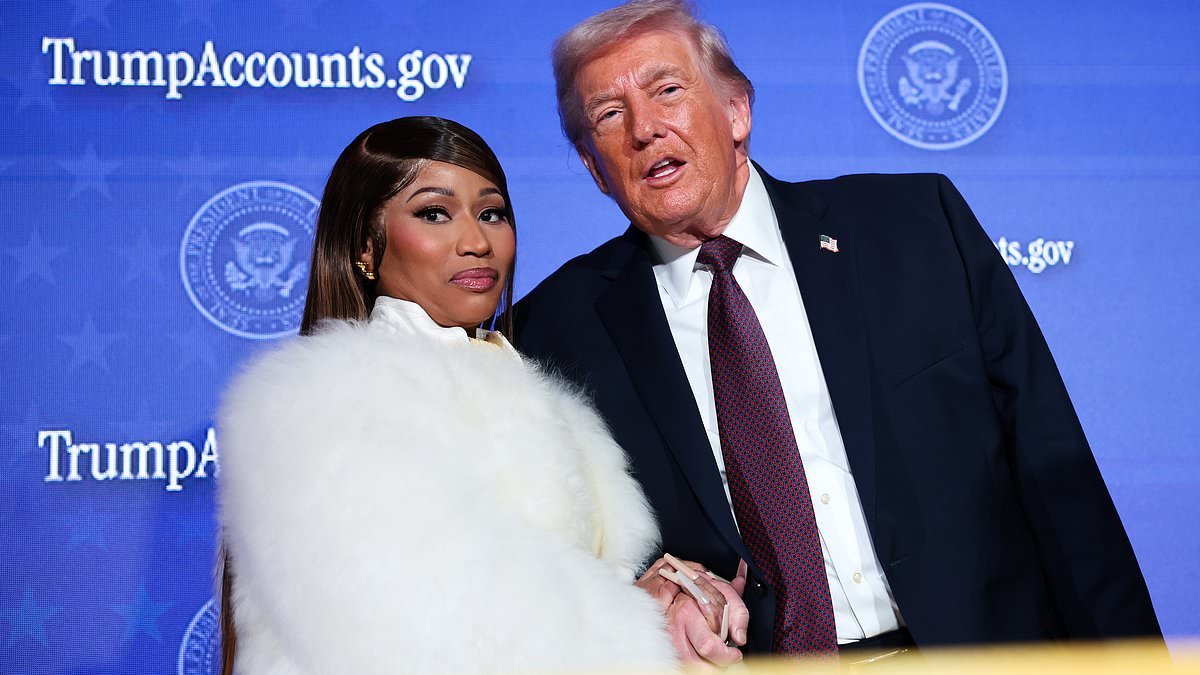 Giggling Trump reveals the one thing about Nicki Minaj he couldn't look away from: 'I said, Nicki are they real?'