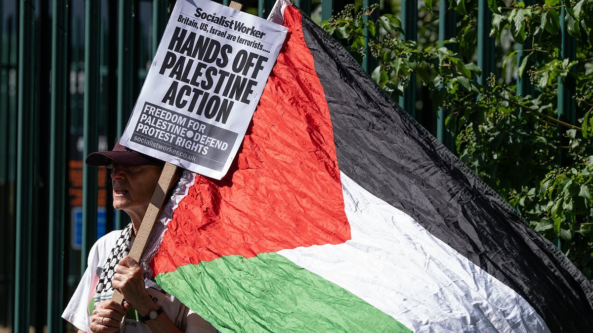 Police sergeant feared her spine 'shattered' after Palestine Action activist struck her back with a sledgehammer, trial hears