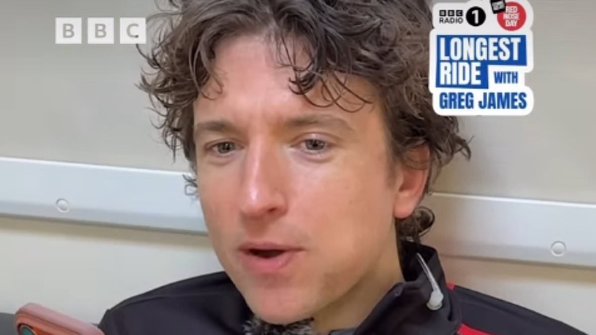 Greg James shares emotional call with his mum where he tells her 'to tell dad Prince William was on the back of the bike and I didn't kill the future King' after he admitted he's been 'masking his emotions' over his father's stroke