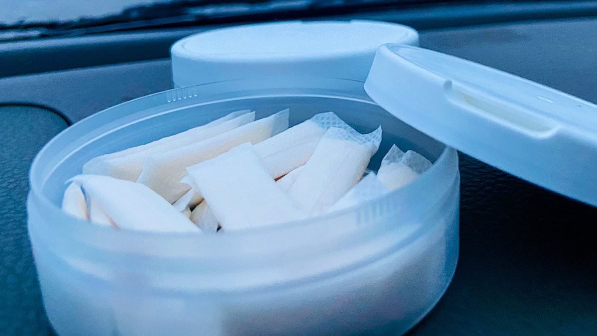 Parents warned as sales of £8.50 caffeine pouches, in vape-style flavours, soar in the UK - and children can buy them