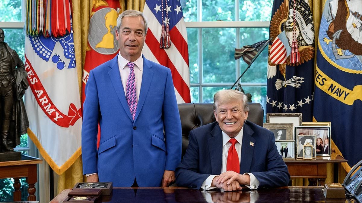 'Stevenage woman' turns on Farage over cosiness with Trump as voters - especially female ones - say support for belligerent US president is biggest bar to them voting Reform