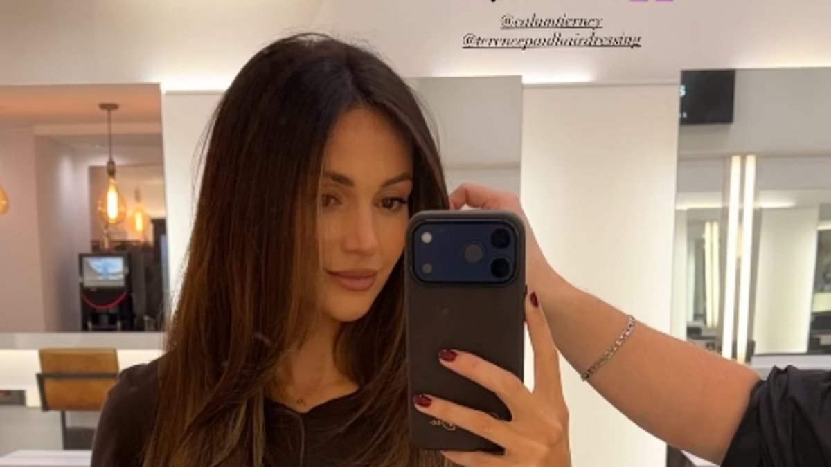 Michelle Keegan debuts Jennifer Aniston-inspired 'Rachel' haircut while preparing to hit Hollywood as Reese Witherspoon eyes her up for a role