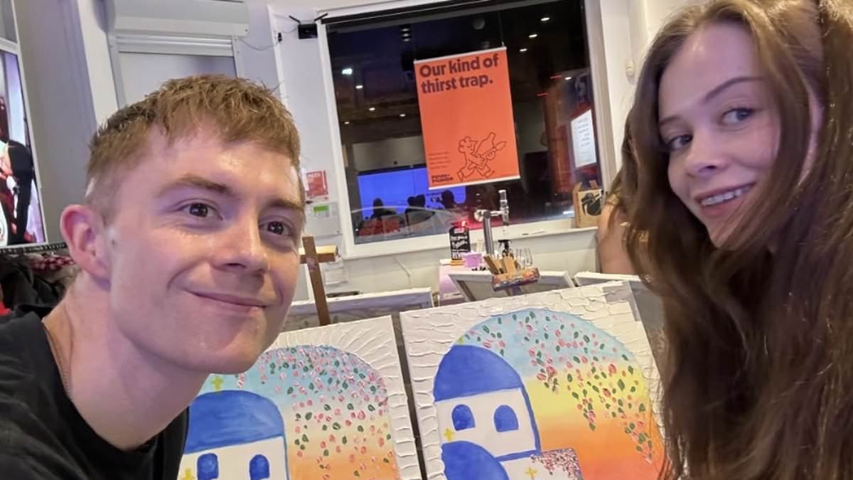 Hollyoaks stars Angus Castle-Doughty and Niamh Blackshaw hit back at split rumours with sweet selfie from Mamma Mia painting date and insist they are 'stronger than ever'