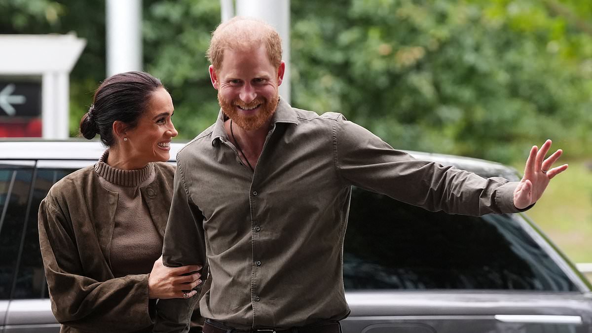 'Lead man' Harry could win an Oscar for his 'gratitude', while Meghan is relying on pseudo royal gestures to show 'humility' during Australia tour, body language expert claims
