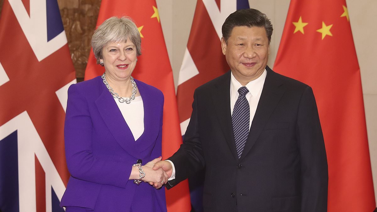 JASON GROVES: As Starmer visits China, how when Theresa May was in Beijing she was told to get dressed under the bed covers so local spies couldn't film her naked