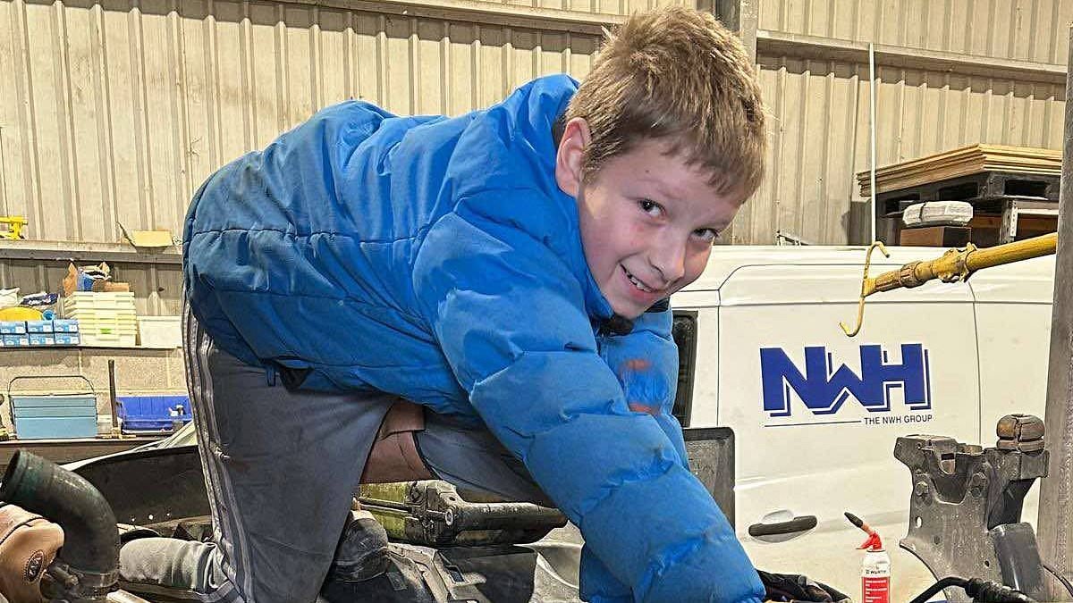 Schoolboy, 14, died of brain injury after being trapped under overturned tractor in crash, inquest told