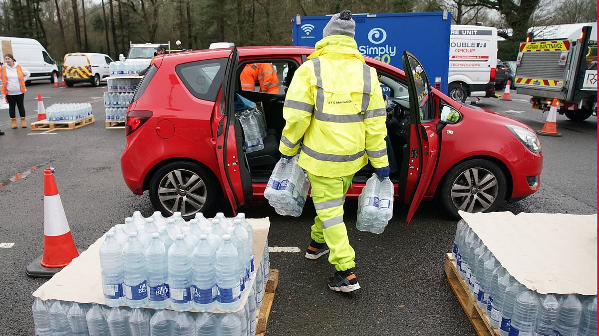 Water bills will rise by 5.4 per cent from April - find out how much they are going up in YOUR area