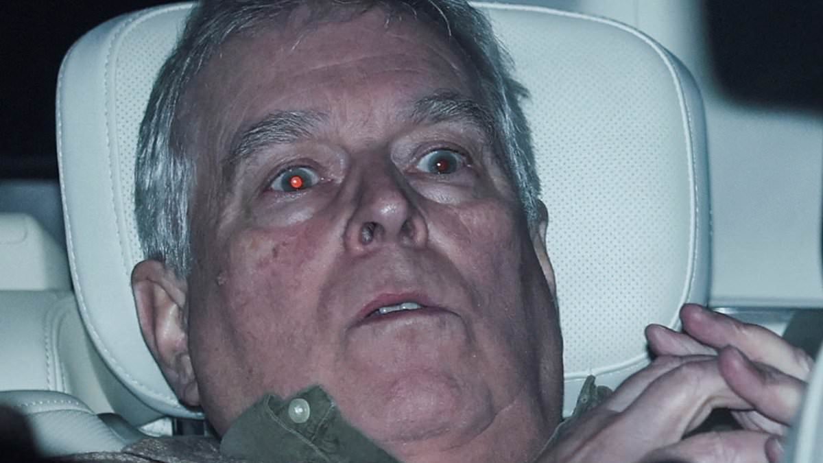 The royal mugshot: How Andrew was 'treated like a common criminal' after his arrest as he was photographed, fingerprinted and had DNA swabs taken during 12 hours in custody