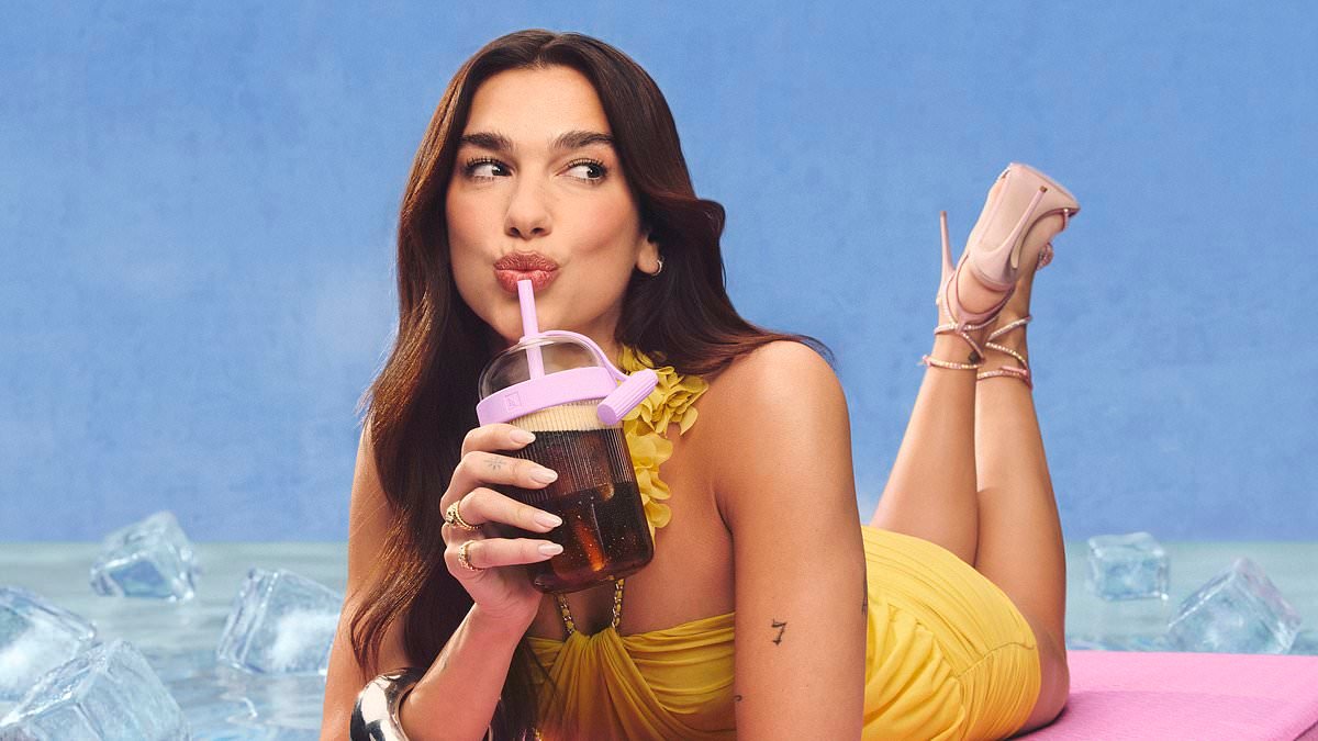 Dua Lipa steals George Clooney's legendary line as they come face-to-face in her first Nespresso advert since signing multi-million-pound brand deal