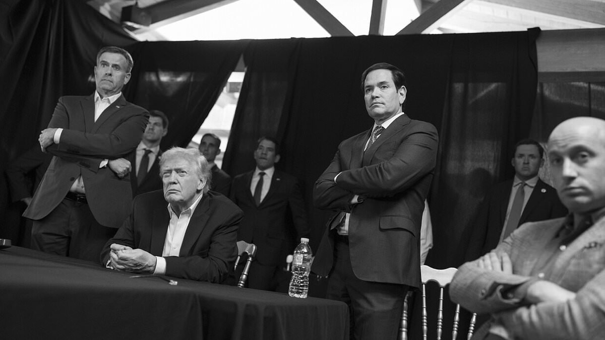 Revealed: The key players at Trump's side in tense Maduro 'situation room'... and what it says about his changing inner circle