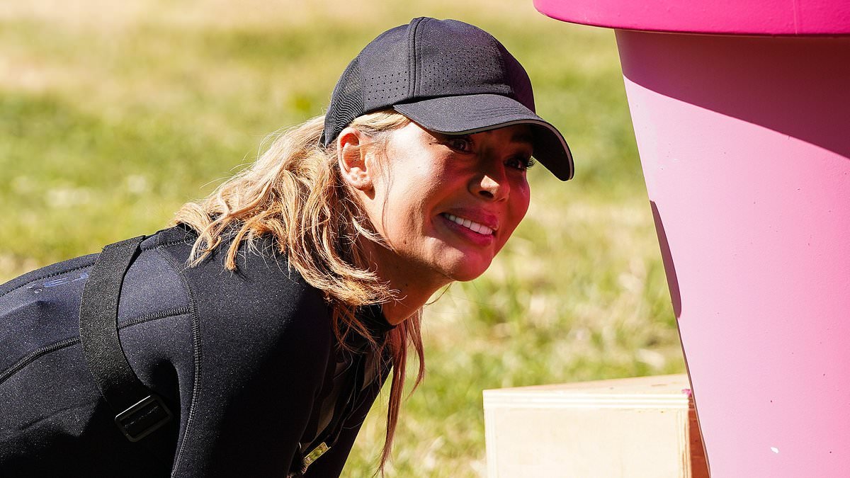 Olivia Attwood is all smiles as she gets up to mischief with string of pranks filming Celebrity Sabotage - after branding her engagement to Bradley Dack 'vomit-inducing' in fallout from bitter split