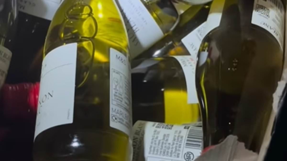 Food waste vigilante says supermarkets are throwing out perfectly good wine and in-date food as Waitrose, M&S and Lidl launch investigations