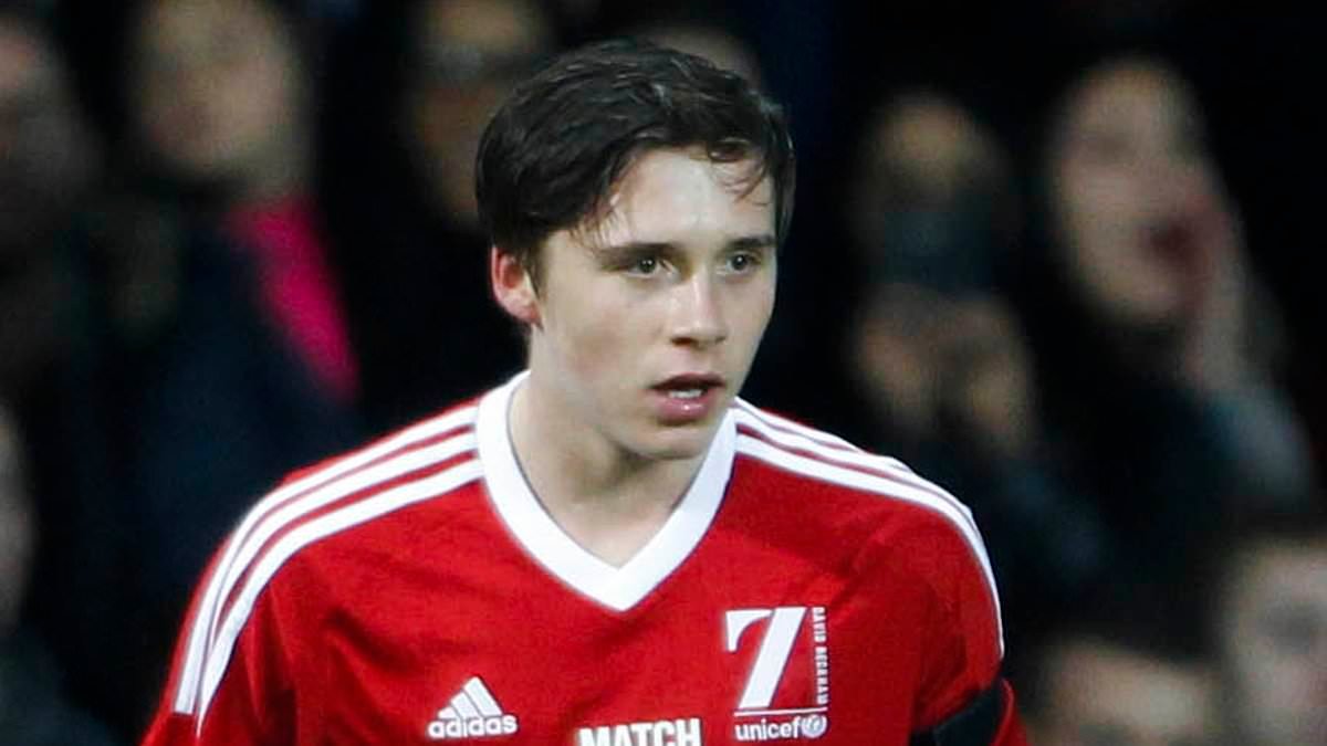 Brooklyn Beckham's former football coach says he felt sadness at his 'crackers' life in the public eye and worried about 'shy and polite' star