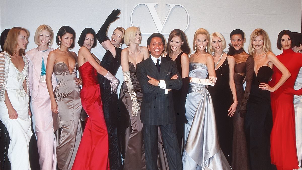 LAURA CRAIK: Valentino, the perma-tanned emperor of Italian style, dies aged 93