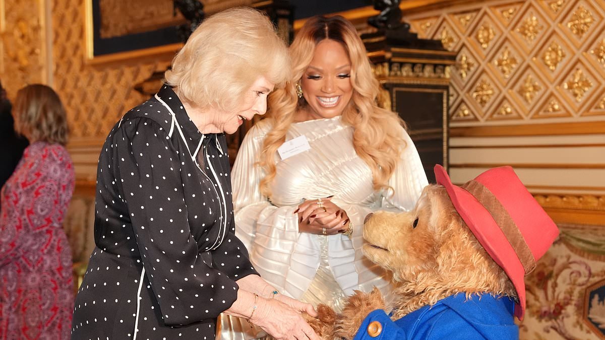 Camilla's adorable chat with Paddington! Queen requests a 'marmalade sandwich' during first meeting with beloved bear
