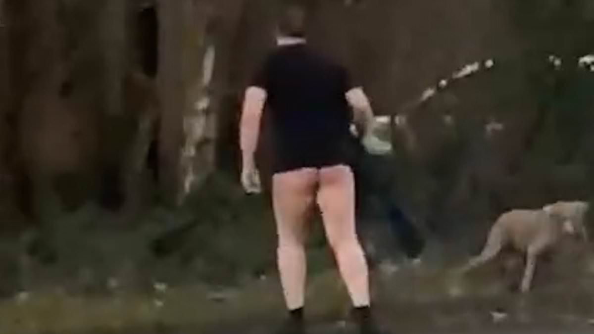 Semi-naked motorist runs away from scene of three-car smash wearing just T-shirt and socks