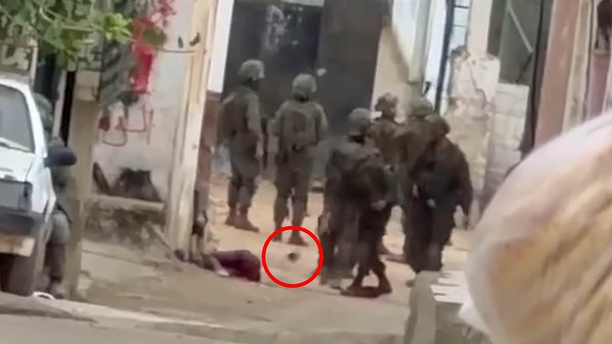 Israeli troops are accused of shooting Palestinian boy then 'planting evidence' as he bled to death - as IDF insists teen was a 'terrorist posing immediate threat'