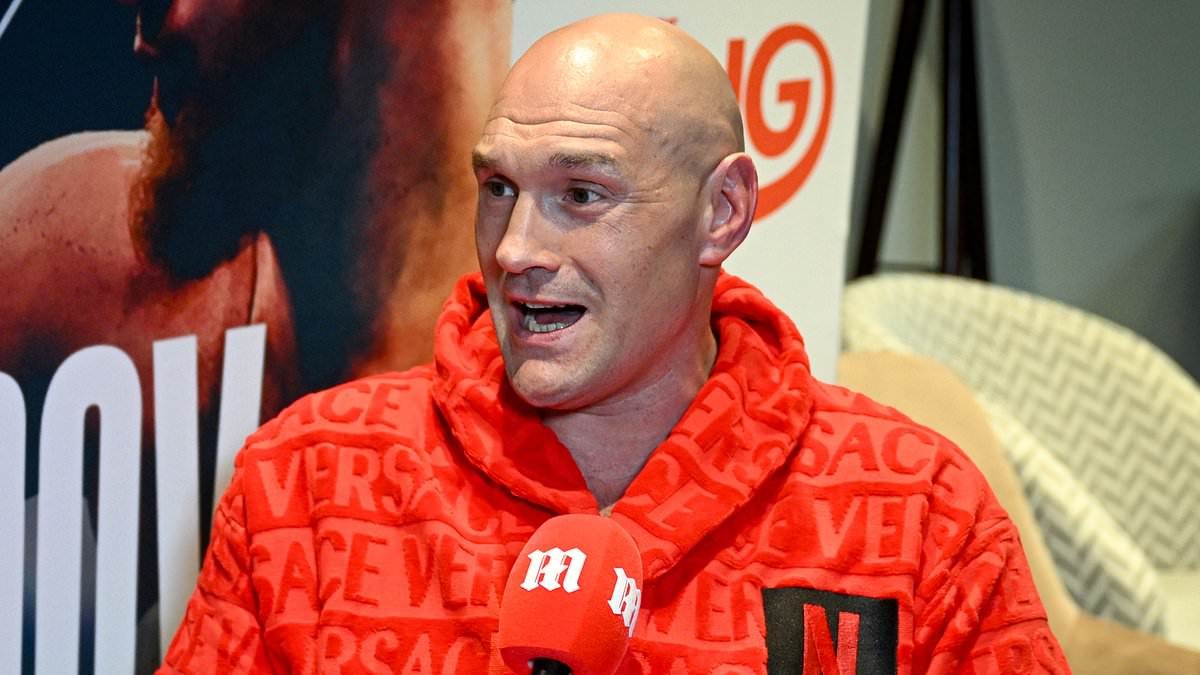 The moment Tyson Fury tells raging wife Paris he's coming out of boxing retirement - and says she should seek anger management - as she calls him a 't**t'