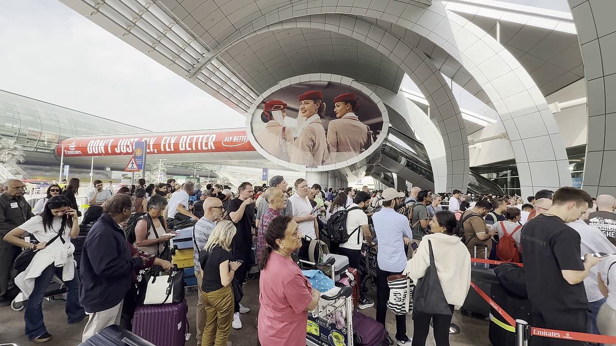 Brits stuck in Dubai reveal their 'terrifying' ordeals: The lucky few who made it back home as just a handful of UK-bound flights leave the UAE today