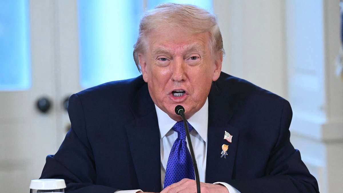 Donald Trump says the US has already taken 30 million barrels of oil out of Venezuela and tells firms they are to deal with America as he meets with executives at the White House