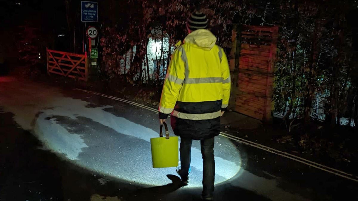Council closes road for six weeks to allow toads, frogs and newts to cross to their natural breeding grounds
