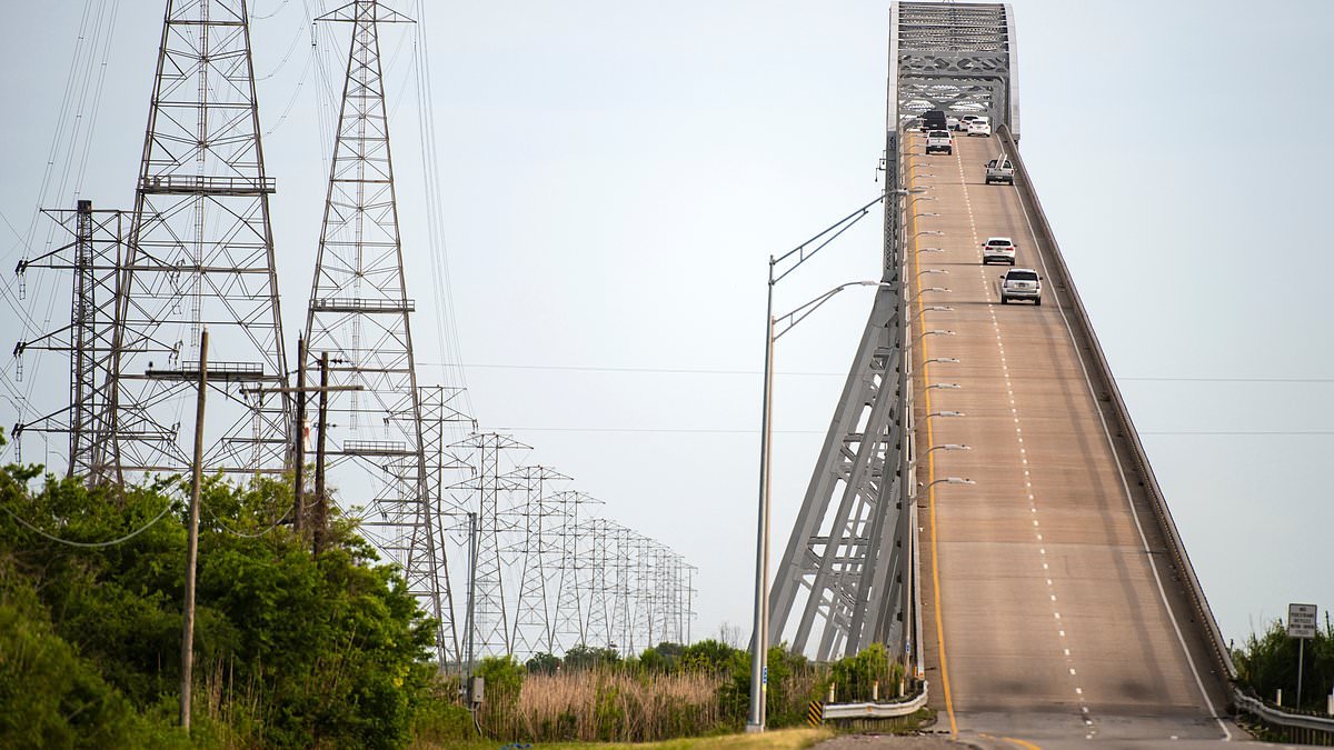 Terrifying Texas bridge notorious for being one of scariest drives in America reopens after refurbishment - but its span is as frightening as ever