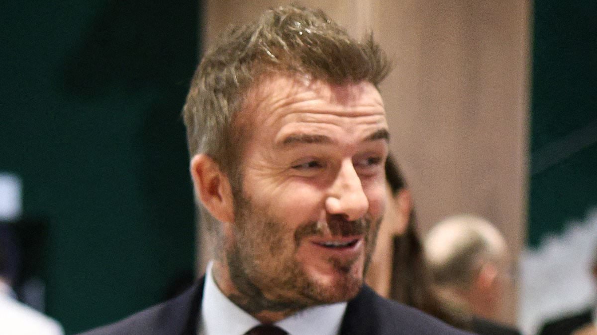 David Beckham enjoys a slap-up lunch at down-to-earth Parisian restaurant - as Brooklyn and Nicola brag about their £17,000 bottle of wine at £9,000-a-night hotel