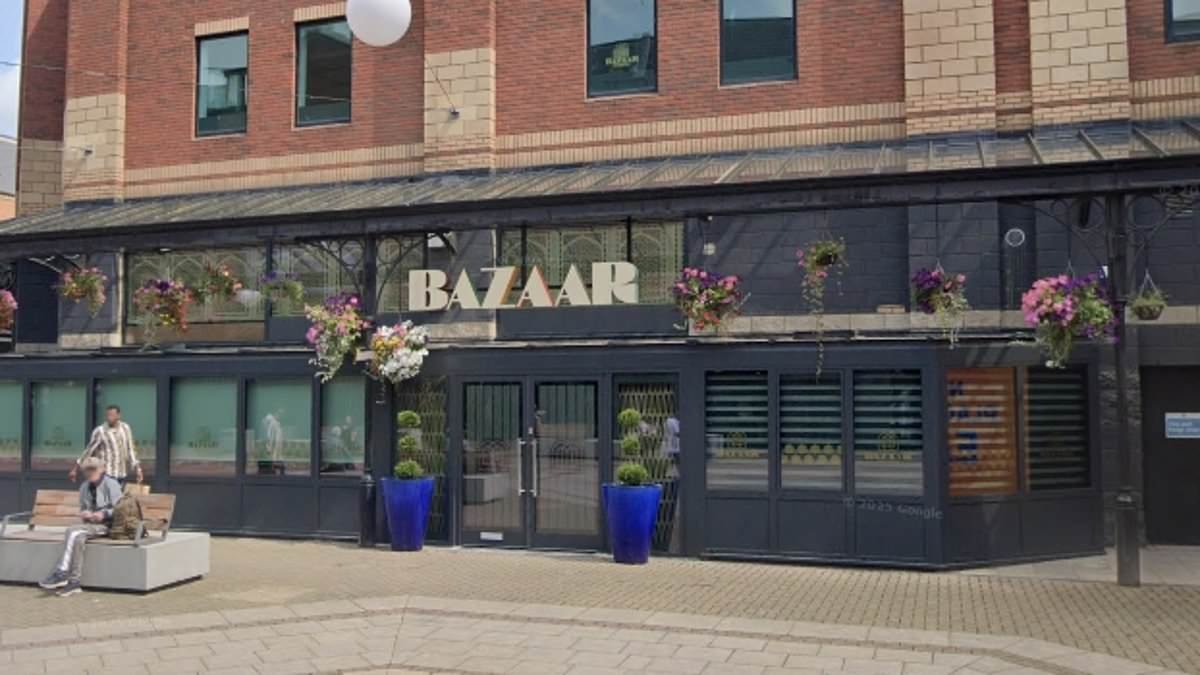 Gang of up to seven 'Asian men' hunted by police after a woman was surrounded and sexually assaulted outside a restaurant