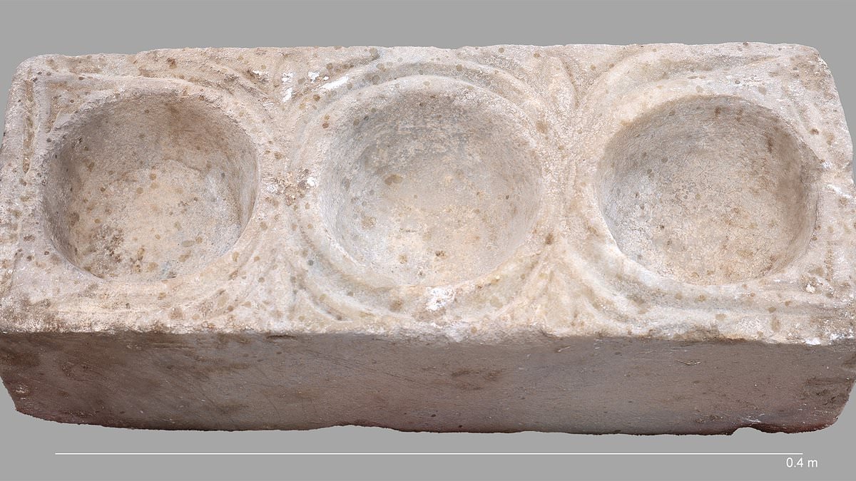 Rare marble artefact discovered in the 'cradle of Christianity' rewrites the entire history of baptism