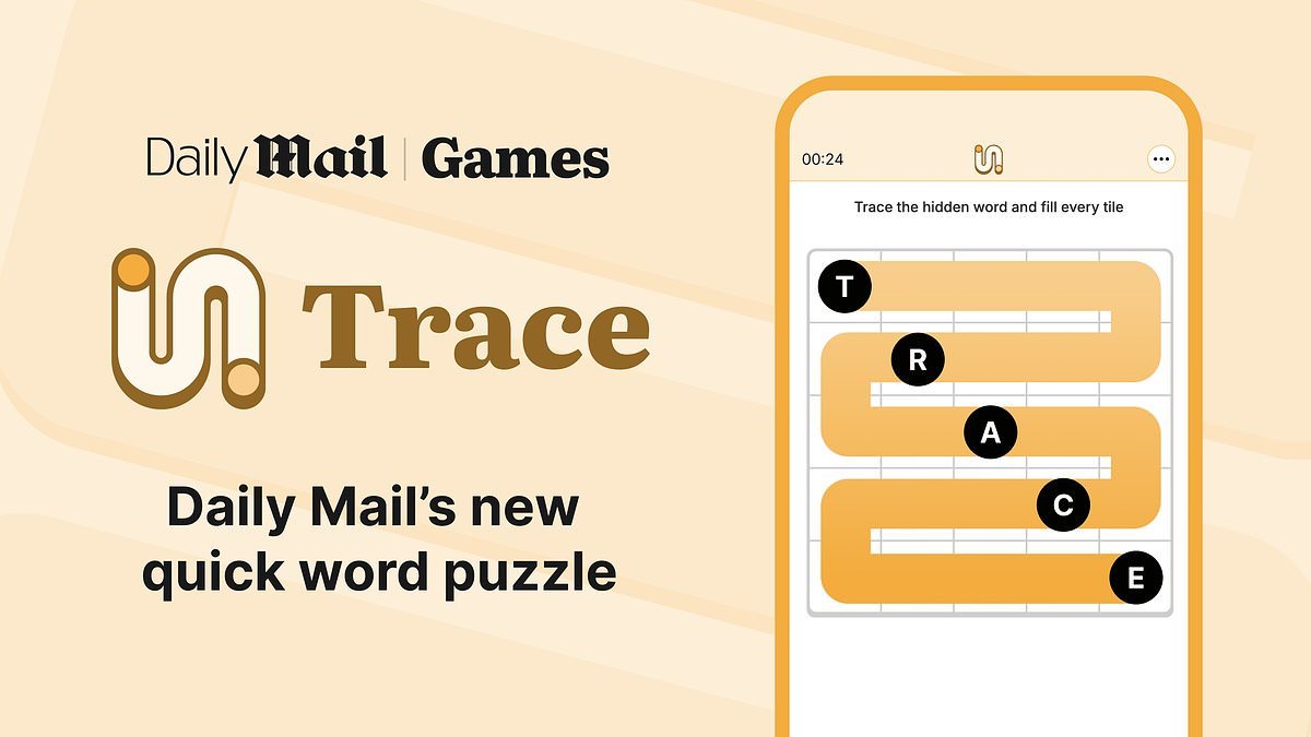 Meet Trace: The Daily Mail's new fast-paced daily word game